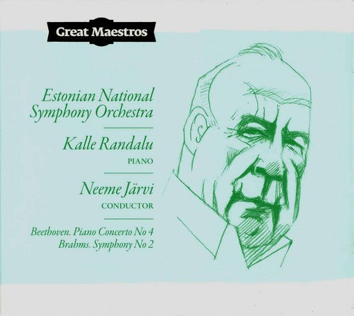 Beethoven / Brahms / Estonian National Symphony - Beethoven: Piano Concerto No. 4 Brahms: Symphony No. 2 [CD]