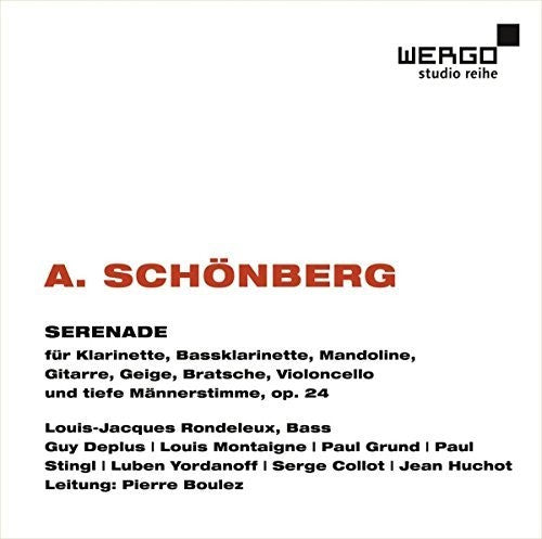 Pierre Boulez - Arnold Schonberg: Serenade 24 Music CD