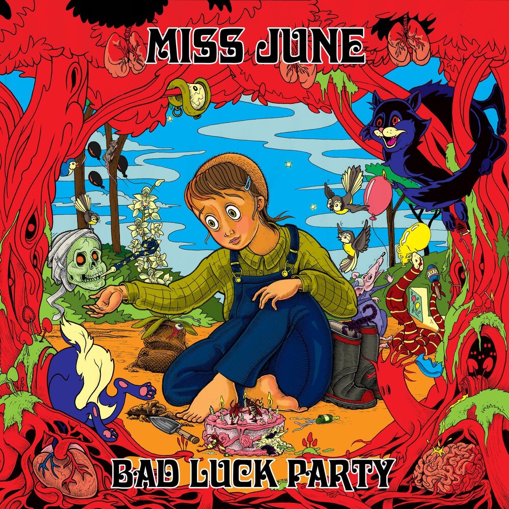 Miss June - Bad Luck Party [Indie Exclusive Limited Edition Blue LP] [New Vinyl]