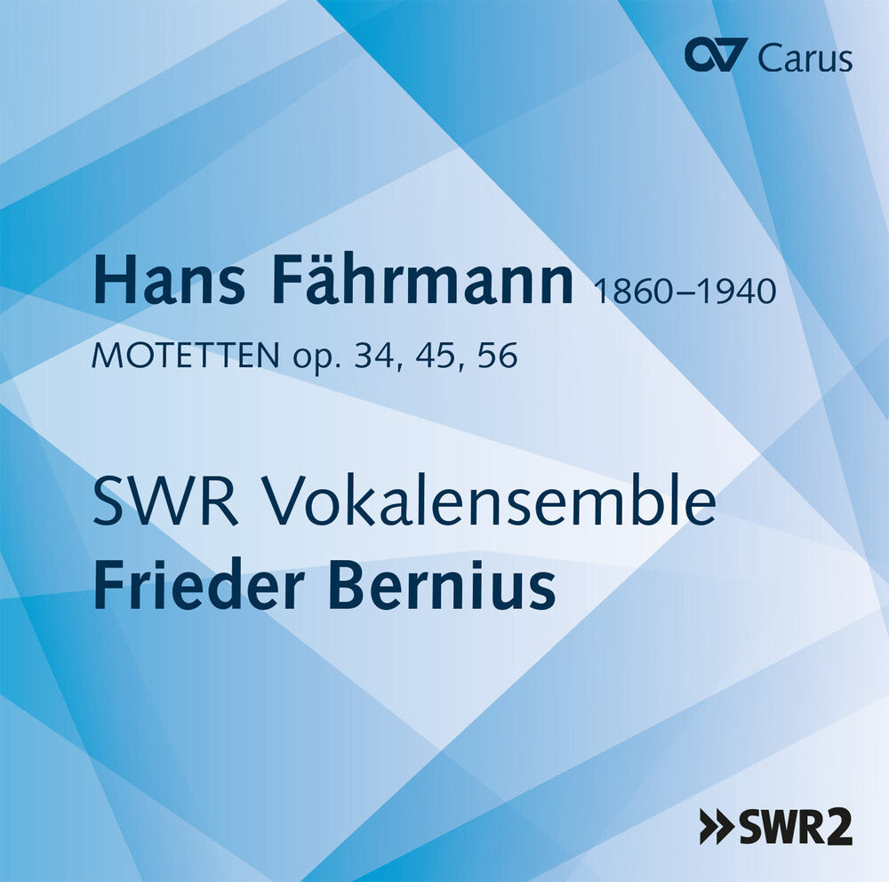 Fahrmann / Swr Vokalensemble Stuttgart / Bernius - Motets 34 / 45 / 56 [CD]