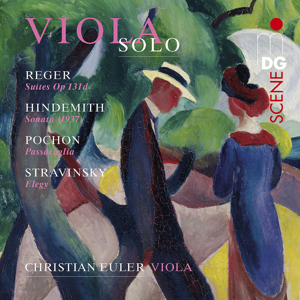 Reger / Euler - Viola Solo Music CD