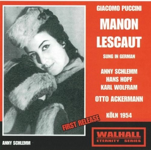 Schlemm - Manon Lescaut Music CD