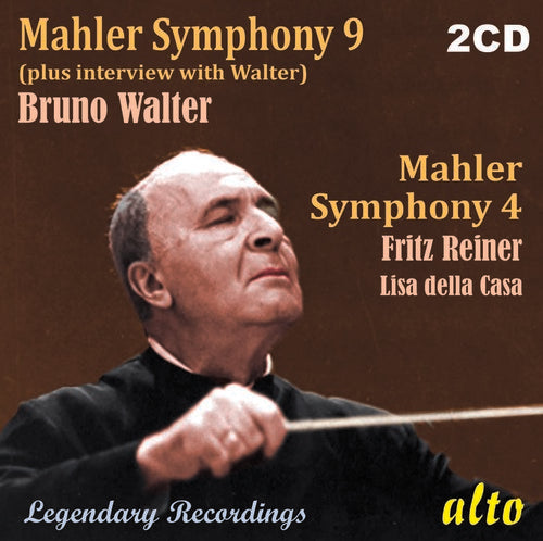 Bruno Walter / Reiner,Fritz - Mahler: Symphony 9 (+interview) Symphony 4 [CD]