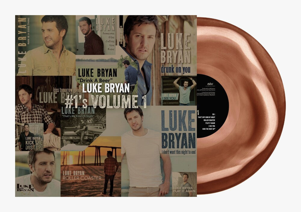 Luke Bryan - #1’s Vol. 1 [Brown Swirl LP] [New Vinyl]