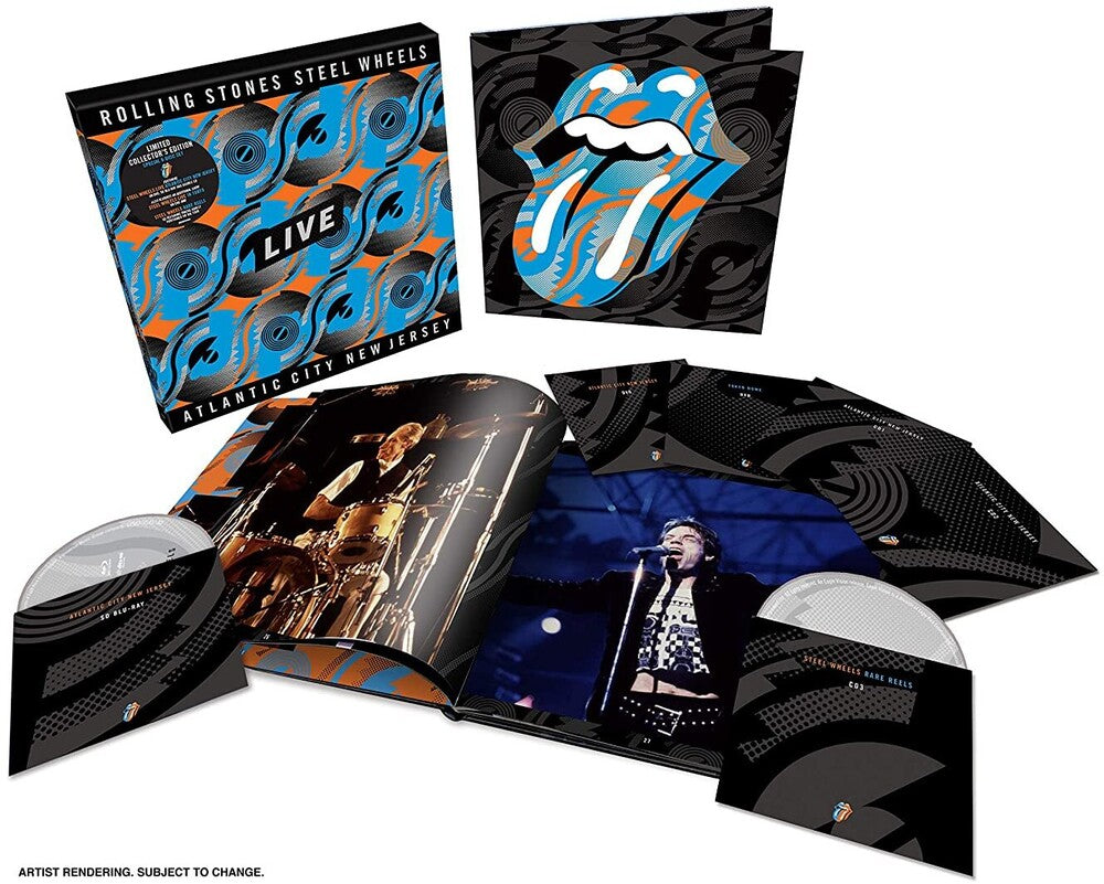 The Rolling Stones - Steel Wheels Live: Live From Atlantic City, NJ, 1989 [3CD/2DVD/Blu-ray Deluxe Edition] [New CD]
