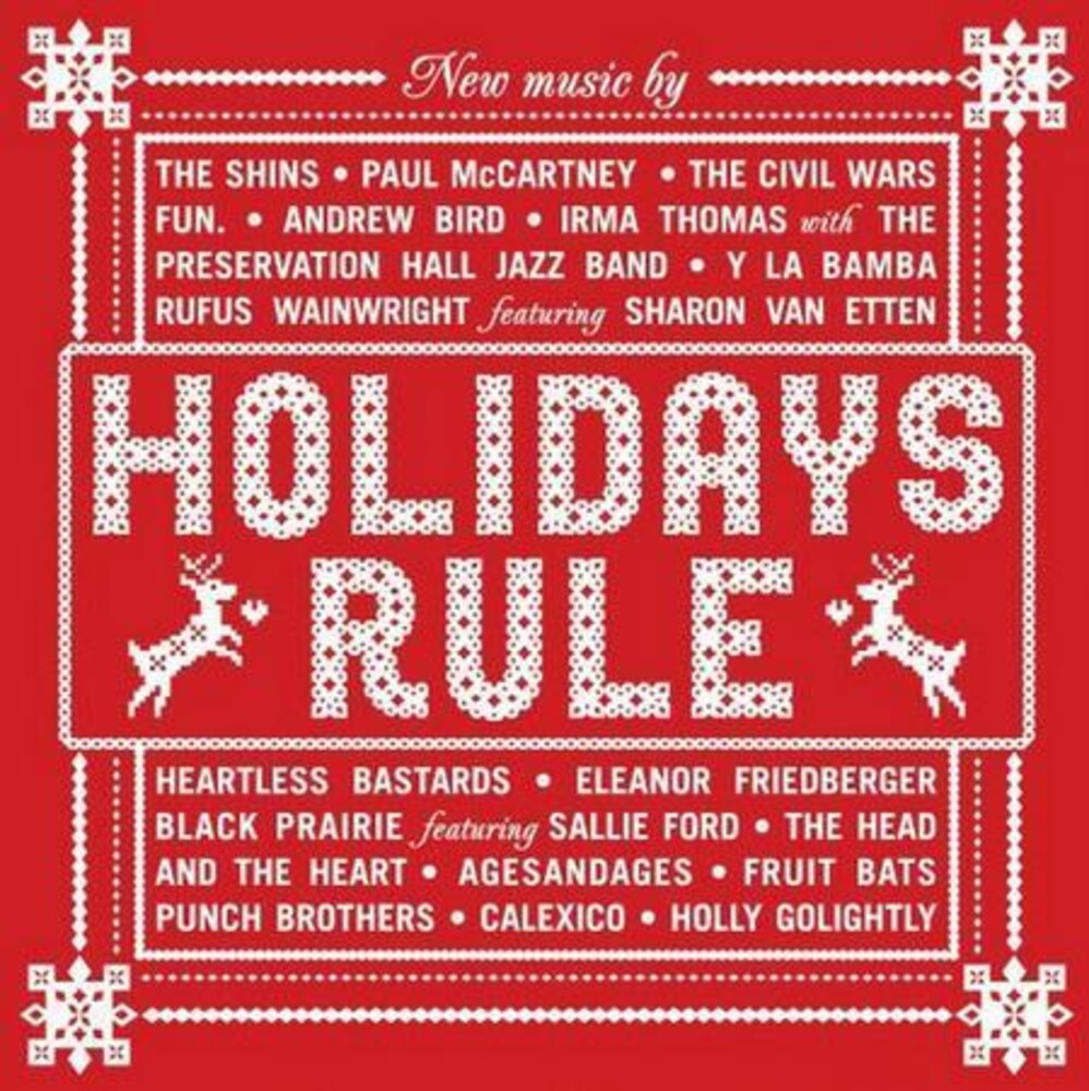 Various Artists - Holidays Rule [Translucent Red 2LP] [New Vinyl]