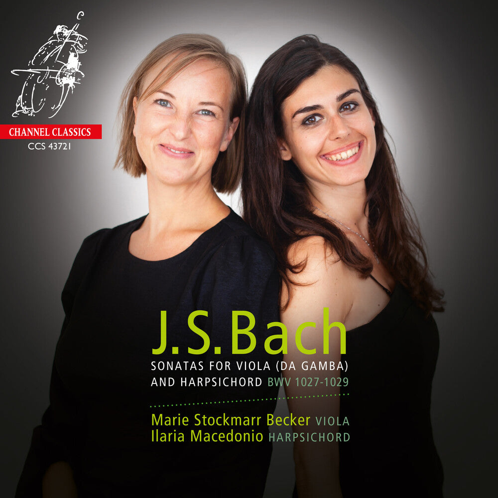 Marie Becker Stockmarr / Macedonio,Ilaria - Bach: Sonatas for Viola (da Gamba) and Harpsichord BWV 1027-1029 Music CD