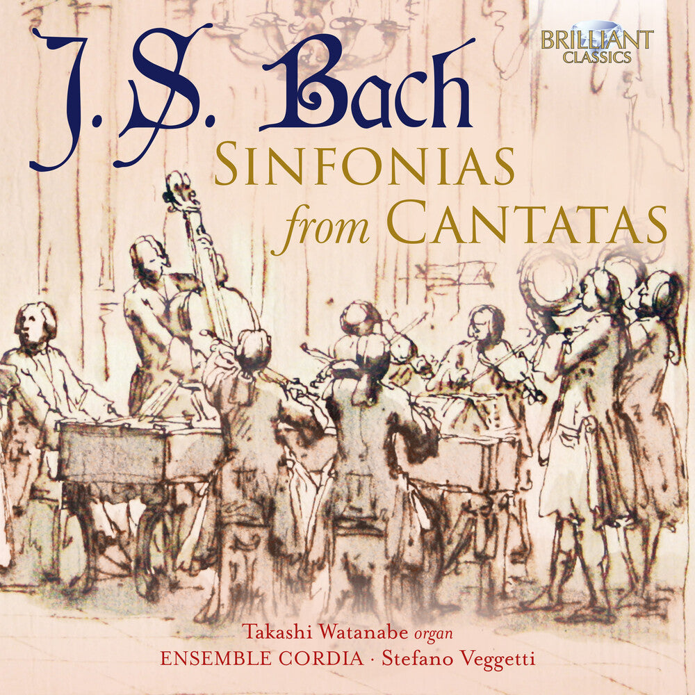 J Bach S / Veggetti / Watanabe - Sinfonias from Cantatas Music CD