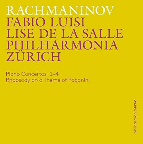Philharmonia Zürich - Rachmaninov: Piano Concertos 1-4 - Rhapsody on a Theme of Paganini [CD]
