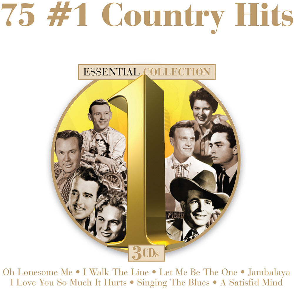 Country No 1 Hits - 75 #1 Country Hits (Various Artists) Music CD