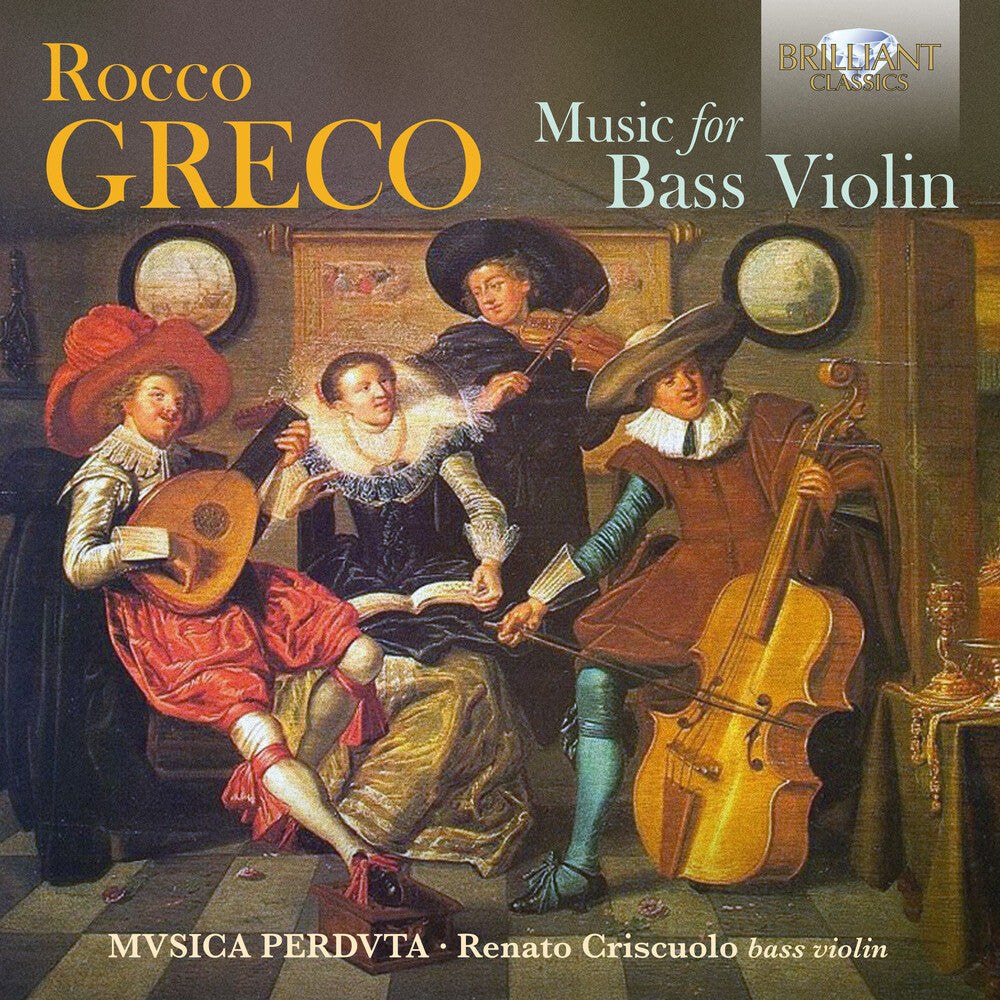 Greco / Musica Perduta / Criscuolo - Music for Bass Violin Music CD