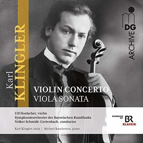 Klingler / Raucheisen - Concerto for Violin & Orch / Sonata Viola & Piano Music CD