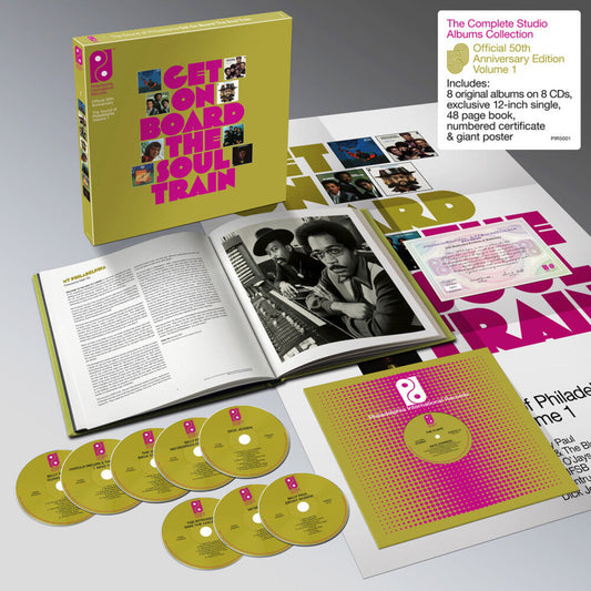 Various Artists - Get On Board The Soul Train: The Sound Of Philadelphia International Records Volume 1 [8CD Book Set with Bonus 12in Single] [New CD]