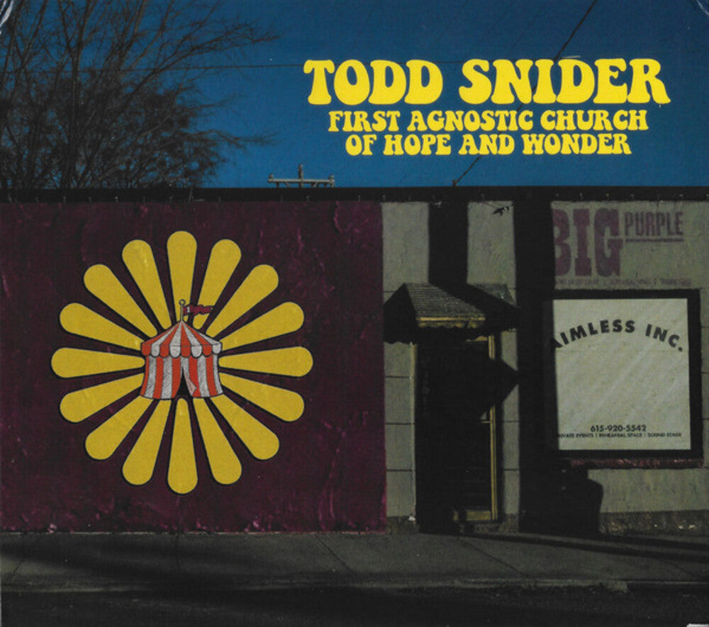 Todd Snider - First Agnostic Church of Hope and Wonder [CD] [New CD]