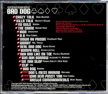 Buju Banton, Busy Signal, Bounty Killer, Mad Cobra, Etc. - Bad Dog (rhythm: "Bad Dog") [New CD]