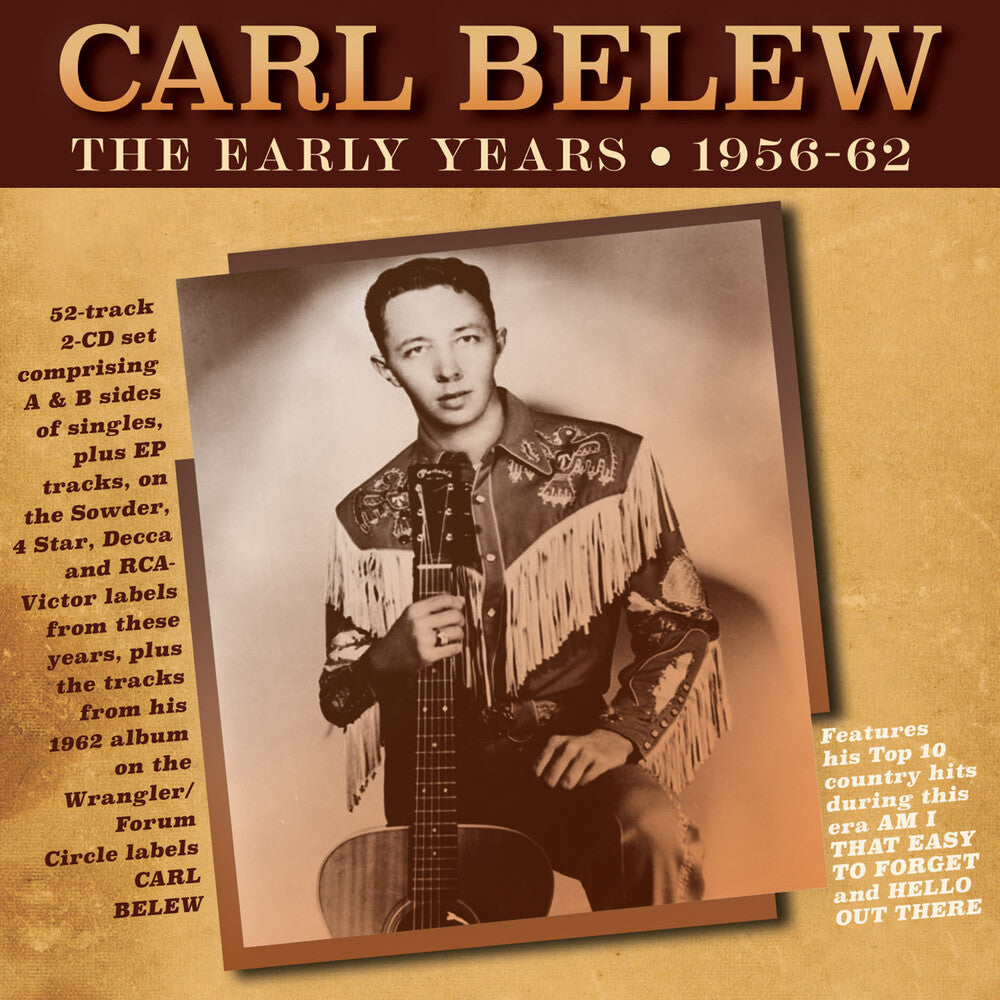 Carl Belew - Early Years 1956-62 [CD]