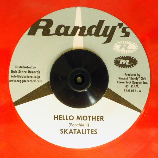 The Skatalites - Hello Mother  /  Andy & Joey - My Love (colored vinyl) [New] [New Vinyl 7"]