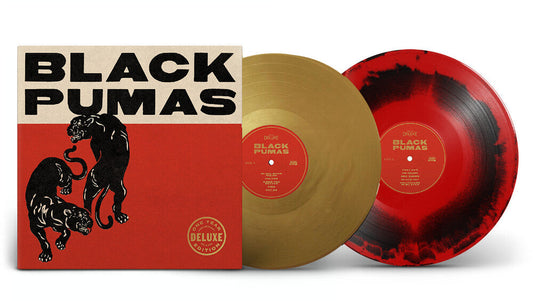 Black Pumas - Black Pumas [Deluxe Gold & Red/Black Marble 2 LP] [New Vinyl]