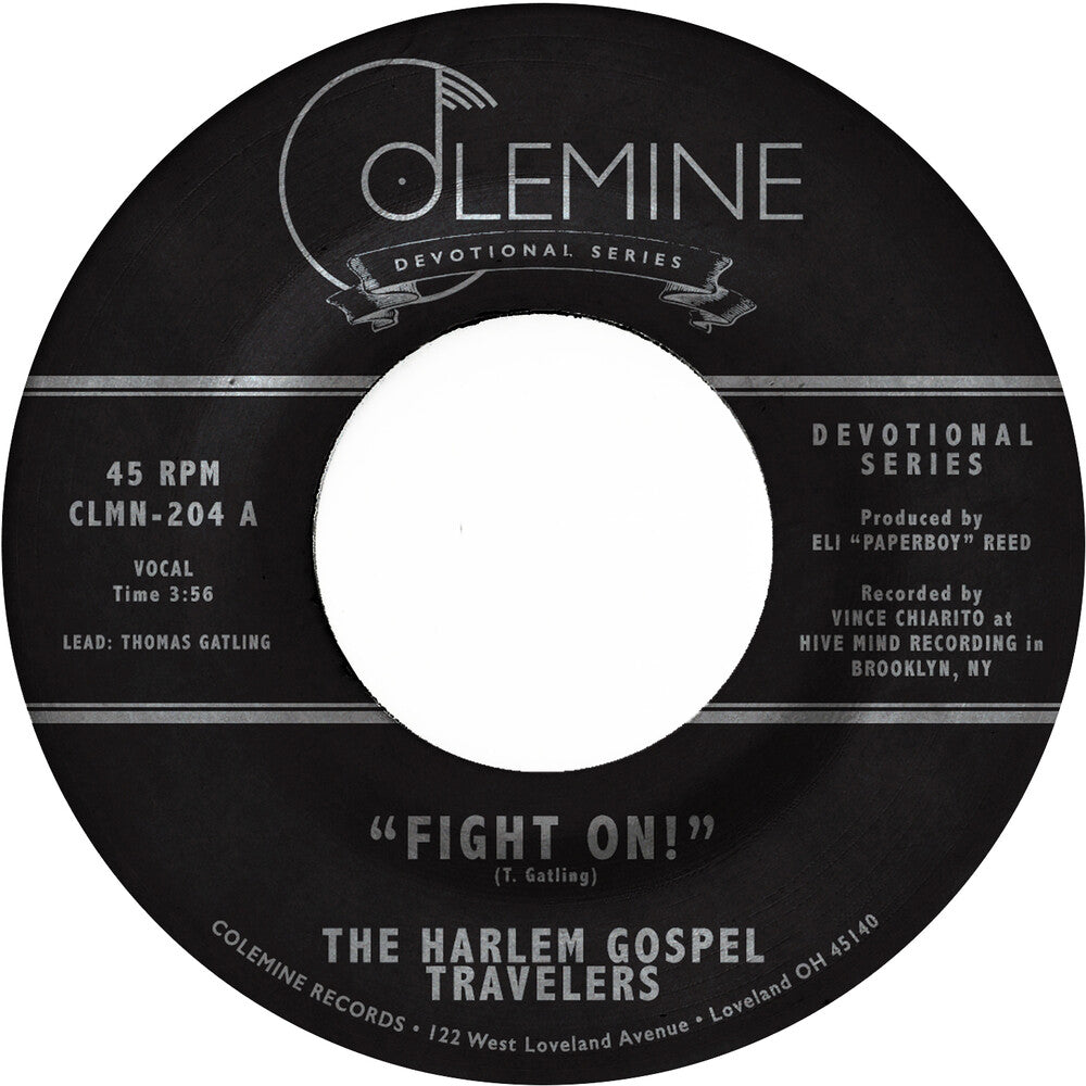 The Harlem Gospel Travelers - Fight On! (Clear Vinyl) [Colored Vinyl] [Clear Vinyl] [New Vinyl]