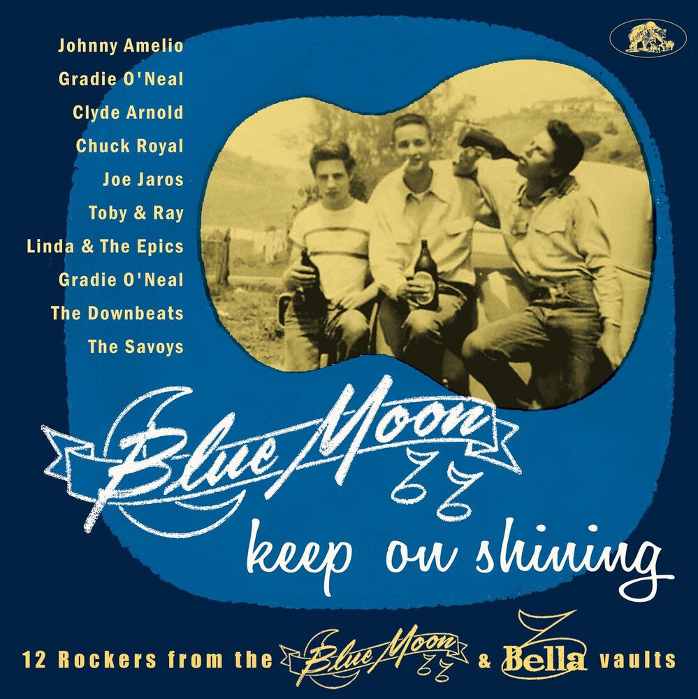 Various Artists - Blue Moon Keep On Shining: 12 Rockers From The Blue Moon & Bella   Vaults (Various Artists) [LP] Vinyl Record