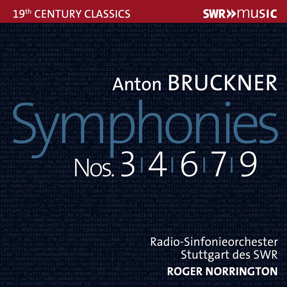 Bruckner / Norrington - Symphonies 3 4 6 7 & 9 (Box) [5 CD]