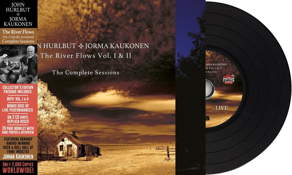 John Hurlbut  / Kaukonen,Jorma - River Flows Vol. 1 & 2 / The Complete Sessions [CD] [New CD]