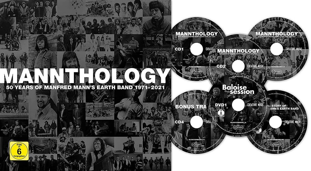 Manfred Mann's Earth Band - Mannthology (Deluxe Hard Back Book +Dvd) (W/Book) [CD]