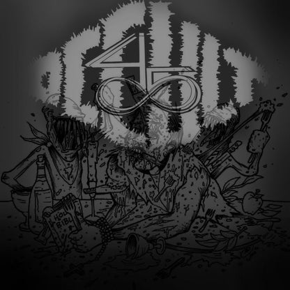 OCCULT 45 / DRONES FOR QUEENS - Split 7-Inch Record (Limited Edition Of 75 Copies on Red Vinyl) [New]
