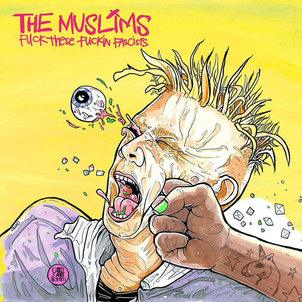 The Muslims - Fuck These Fuckin Fascists [Indie Exclusive Limited Edition Problematic Punk Pink LP] [New Vinyl]
