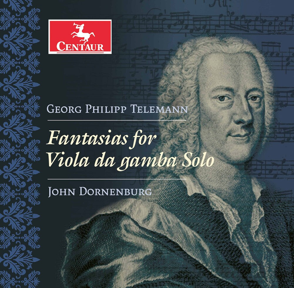 Telemann / Dornenburg - Fantasias For Viola Da Gamba [CD]
