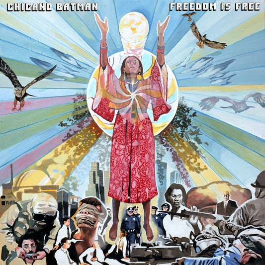 Chicano Batman - Freedom Is Free [Limited Edition Pink & Blue Splatter LP] Vinyl Record [New]