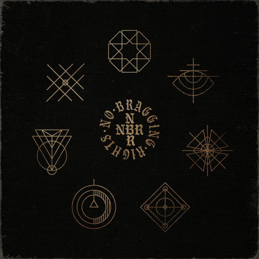 No Bragging Rights - No Bragging Rights [Indie Exclusive Limited Edition Half Gold/Half Clear w/Heavy Black Splatter LP] [New Vinyl]