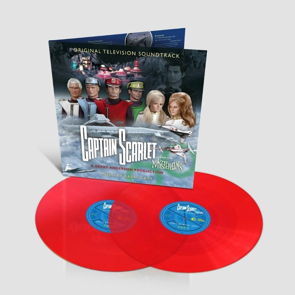 Barry Gray - Captain Scarlet & The Mysterons (Original TV Soundtrack) (Red Vinyl) [LP] Vinyl Record