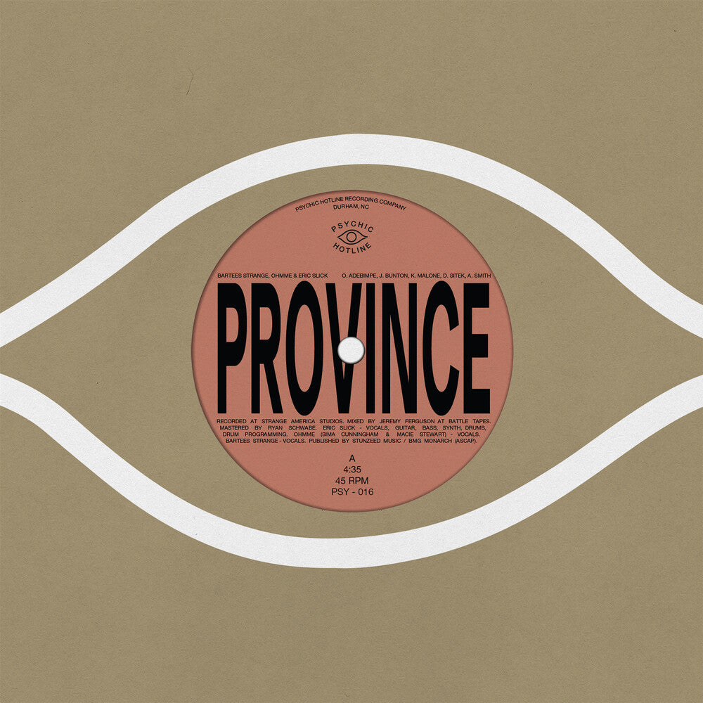 Bartees Strange / Eric Ohmme  Slick / Anjimile - Province / Ever New [7" Vinyl]