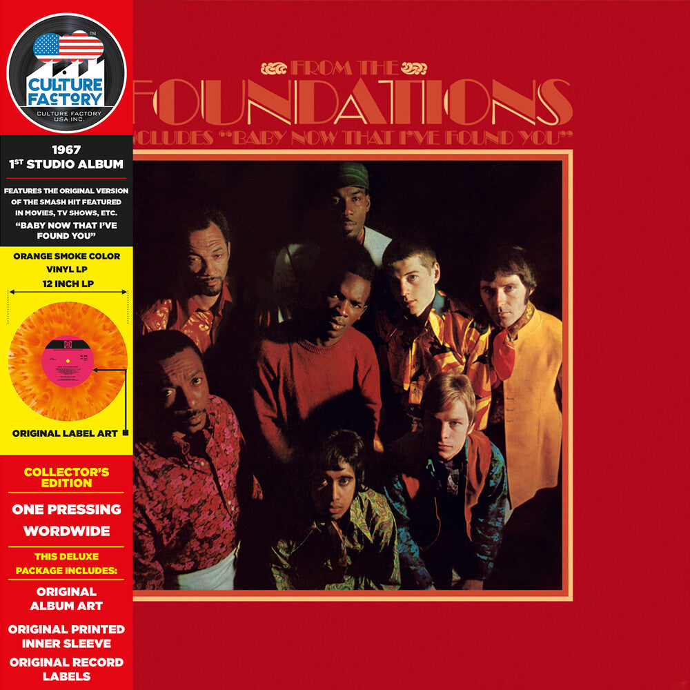 Foundations - Baby Now That I've Found You (Marble Red & Orange) [LP] Vinyl Record