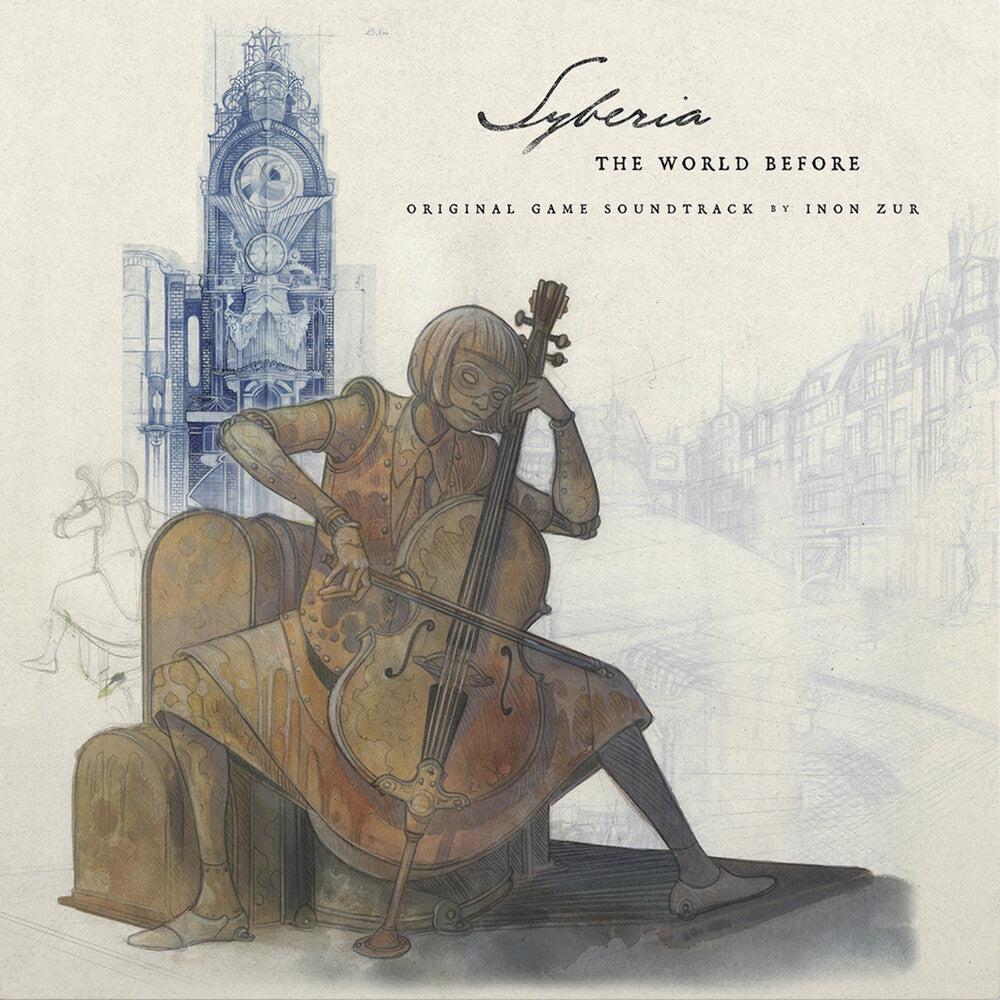 Inon Zur - Syberia: The World Before (Original Game Soundtrack) [Clear Brown/Clear Aqua Galaxy 2 LP] Vinyl Record