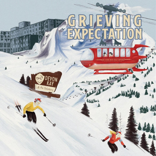 Devon Kay & The Solutions - Grieving Expectation [Indie Exclusive Limited Edition Half Clear half white w/ Silver Splatter LP] [New Vinyl]