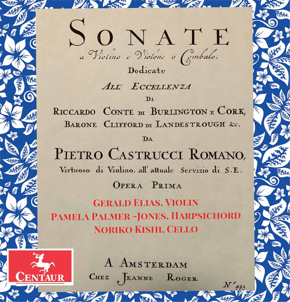 Castrucci / Elias / Kishi - Sonate A Violino E Violone (2pk) [2 CD]