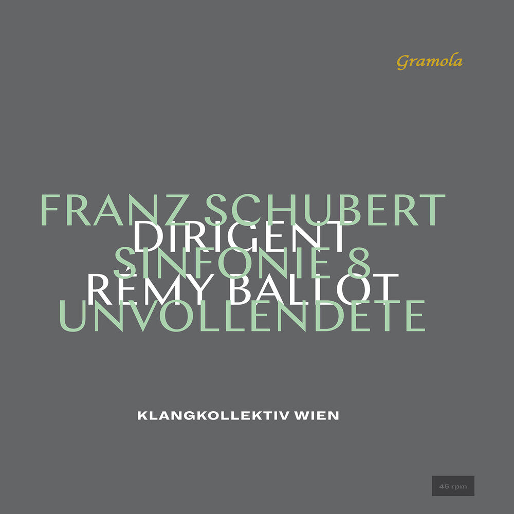 Schubert / Klangkollektiv Wien - Die Unvollendete 4 [LP] Vinyl Record