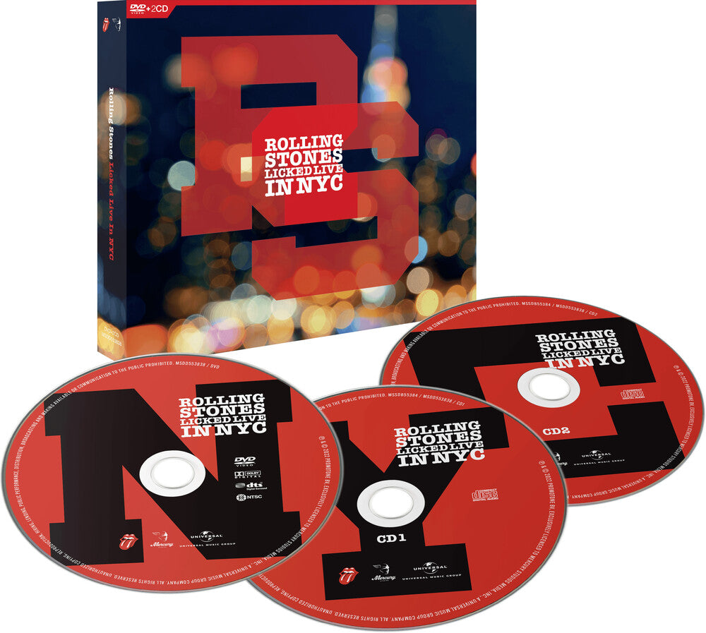 The Rolling Stones - Licked Live In NYC [2 CD/DVD] [New CD]