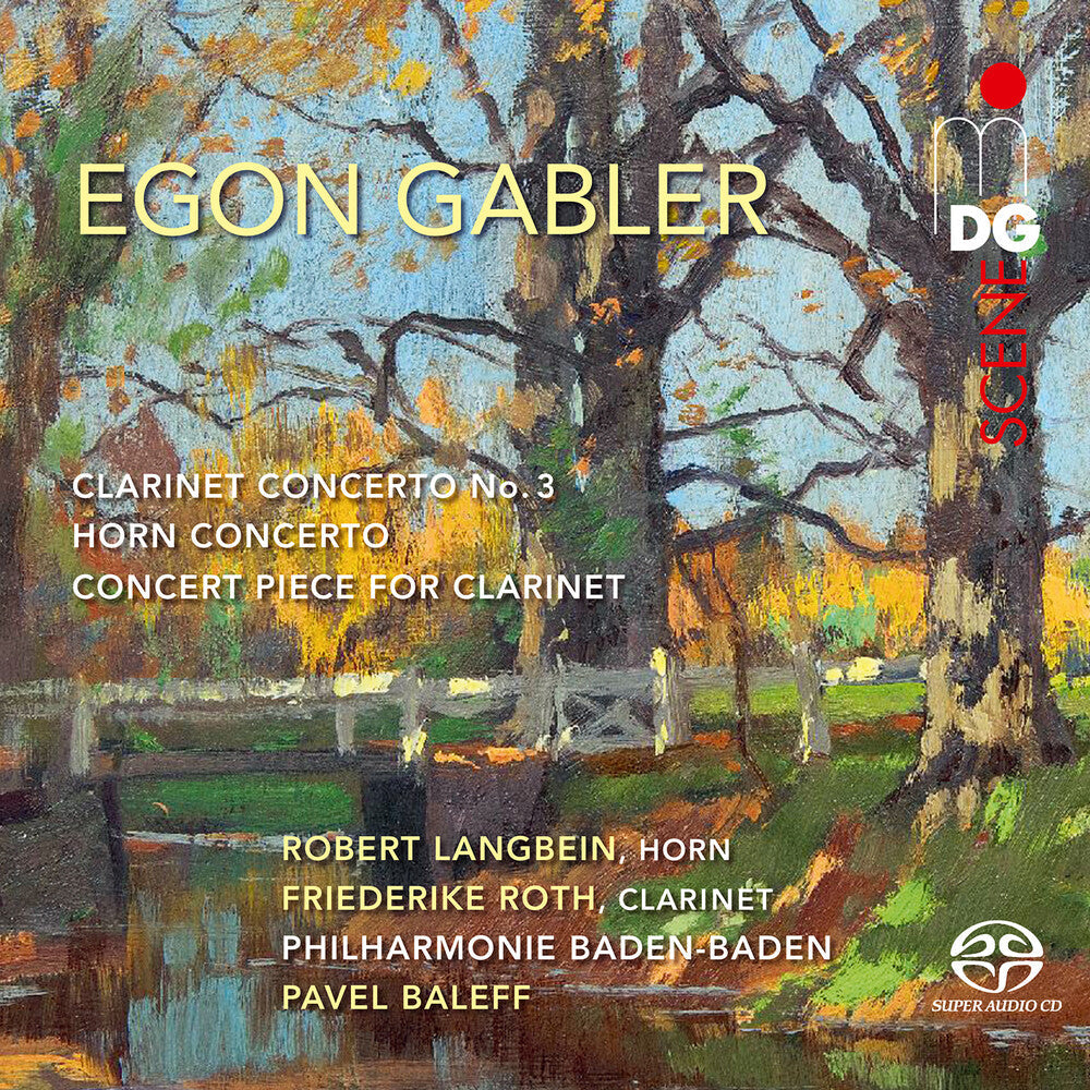 Gabler / Langbein / Philharmonie Baden-Baden - Clarinet Concerto 3 / Horn Concerto / Concert Music CD