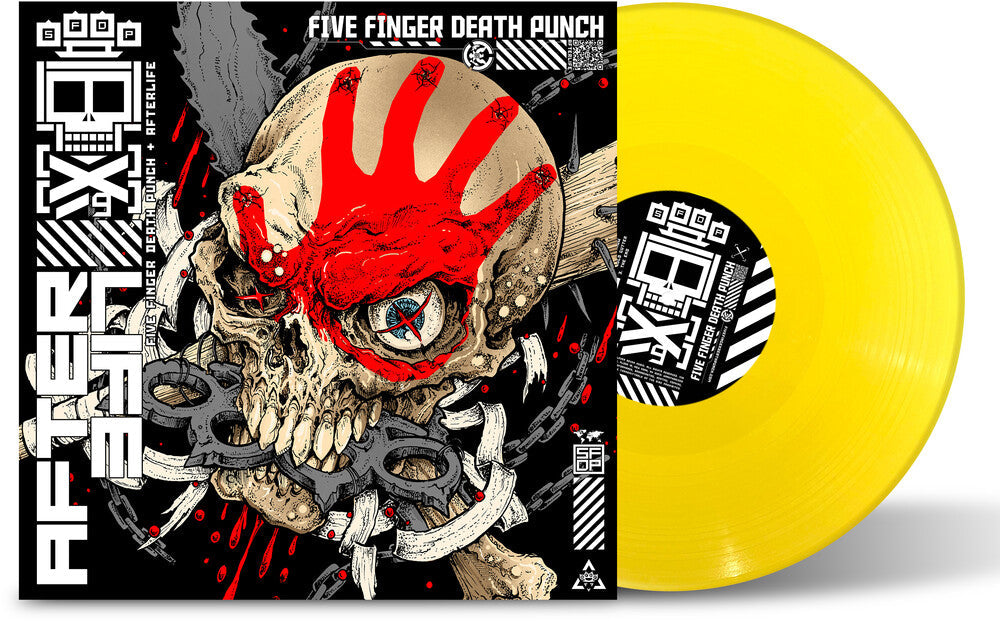 Five Finger Death Punch - Afterlife [Indie Exclusive Limited Edition Opaque Yellow LP] [New Vinyl]