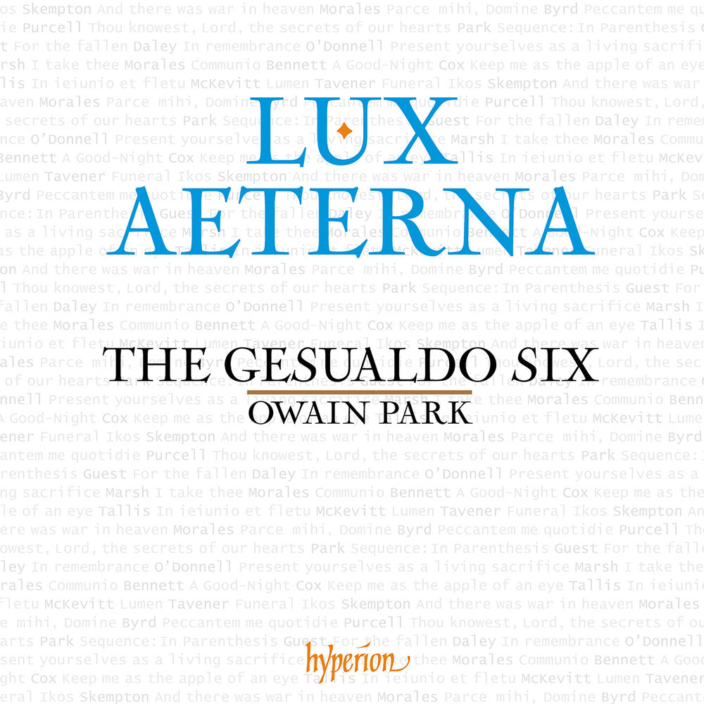 The Gesualdo Six & Owain Park - Lux Aeterna [CD]