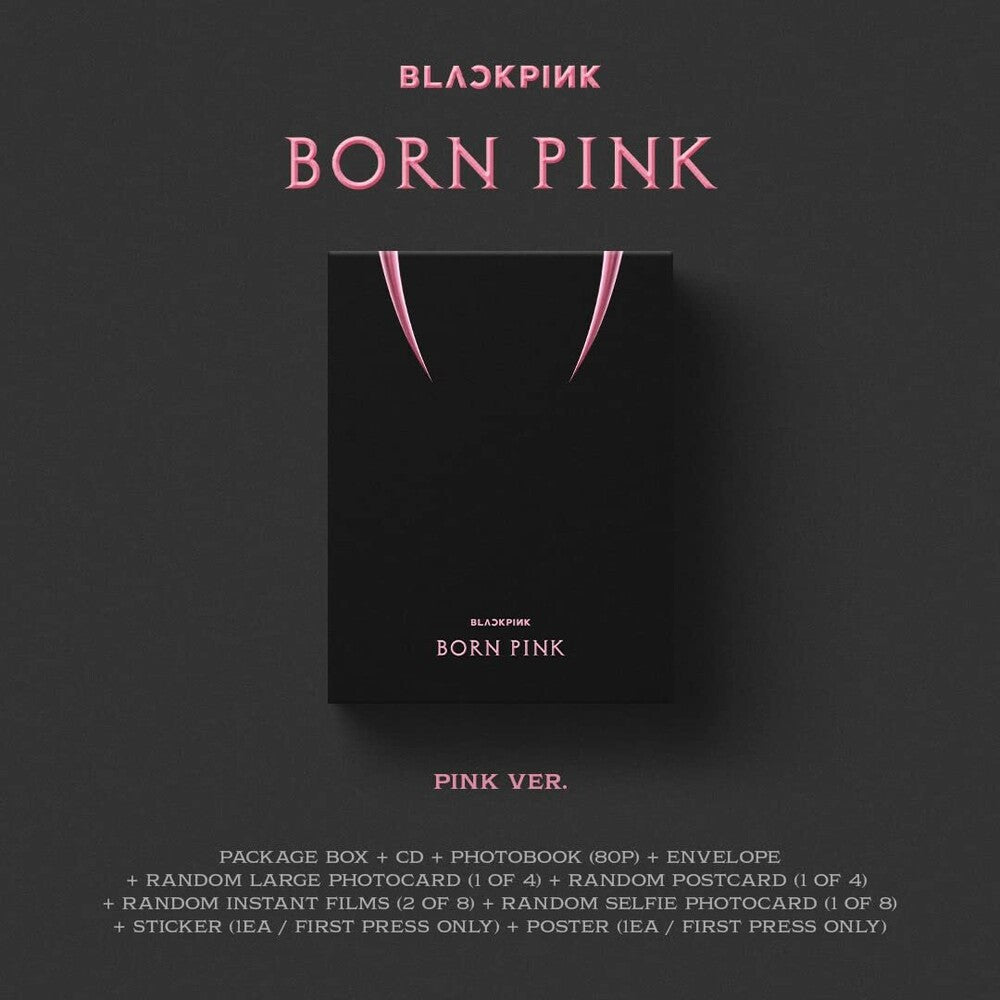 BLACKPINK - BORN PINK [Standard CD Boxset – Version A / PINK] [New CD]