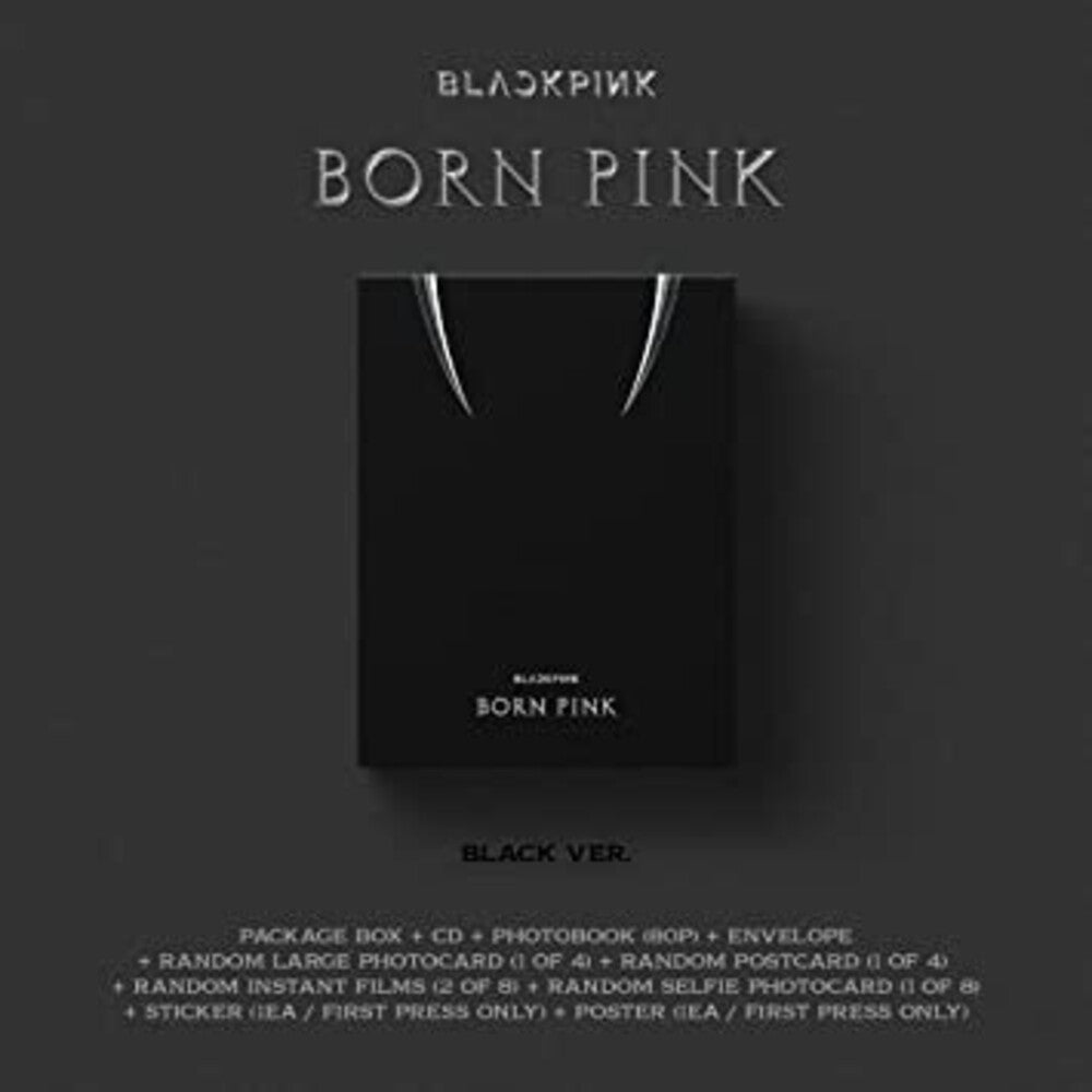 BLACKPINK - BORN PINK [Standard CD Boxset – Version B / BLACK] [New CD]