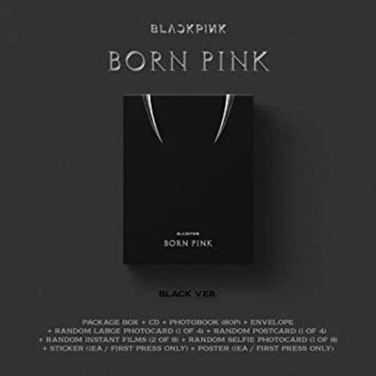 BLACKPINK - BORN PINK [Standard CD Boxset – Version B / BLACK] [New CD]