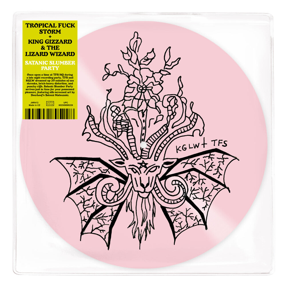 King Gizzard & The Lizard Wizard - Satanic Slumber Party EP [Limited Edition Pink Silkscreened Vinyl] [New Vinyl]