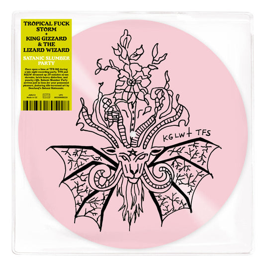 King Gizzard & The Lizard Wizard - Satanic Slumber Party EP [Limited Edition Pink Silkscreened Vinyl] [New Vinyl]