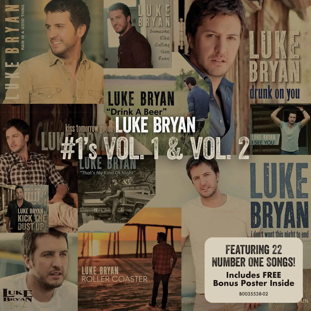 Luke Bryan - #’1’s Vol. 1 & Vol. 2 [2 CD] Music CD [New]