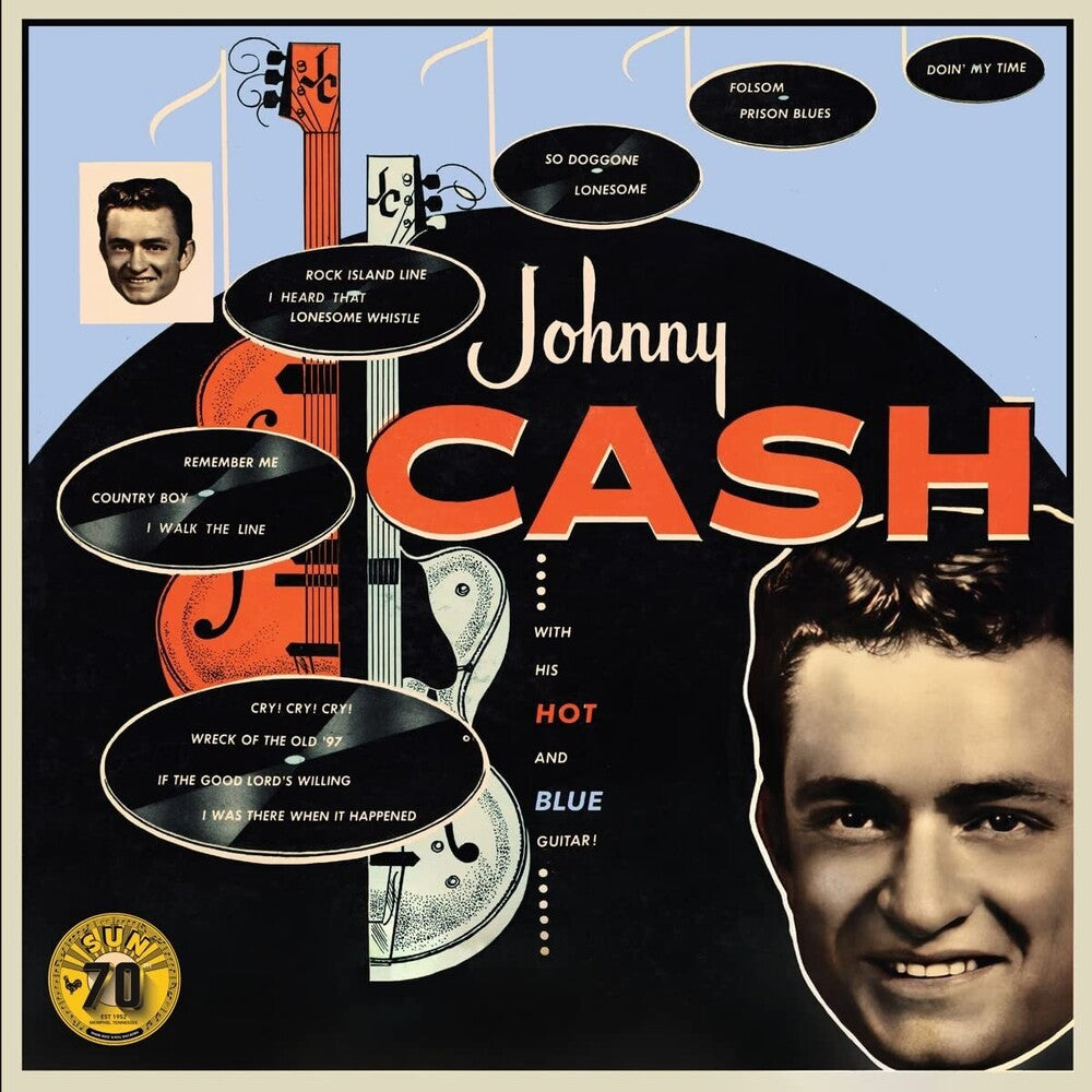 Johnny Cash - With His Hot And Blue Guitar: Sun Records 70th / Remastered 2022 [LP] Vinyl Record